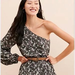 Anthropologie- DOLAN Collection One-Shoulder Lindsay Dress